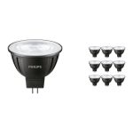 Confezione Multipack 10x Philips Master LED Faretti GU5.3 MR16 7.5W 621lm 24D - 930 Luce Calda | Miglior resa cromatica - Dimmerabile - Sostitutiva 50W