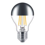 Philips MASTER Value LED Bulbo E27 Pera Mirror 7.2W 650lm – 827 Bianco Molto Caldo | Miglior resa cromatica - Dimmerabile - Sostitutiva 60W