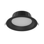 Noxion Downlight LED Hera Medio Incasso Nero 21W 2400lm 100D - 827-830-840 CCT | 226mm - Ritaglio 200mm
