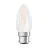 Ledvance Classic Superior LED Bulbo B22d Candela Filamento Ghiaccio 3.4W 470lm - 927 Bianco Molto Caldo | Miglior resa cromatica - Dimmerabile - Sostitutiva 40W