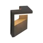 Ansell LED Luce da parete Arco Grafite 11W 643lm - 840 Bianco Freddo | IP54