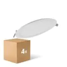 Confezione Multipack 4x Ledvance Downlight LED Slim Il Giro DN210 18W 1530lm 120D - 830 Luce Calda -  | 225mm
