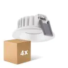 Confezione Multipack 4x Ledvance LED  SPOT AIR FIX Aluminium  6W 480lm 36D - 927 Bianco Molto Caldo | Ritaglio 68mm - IP65 - Miglior Resa Cromatica -  Dimmerabile